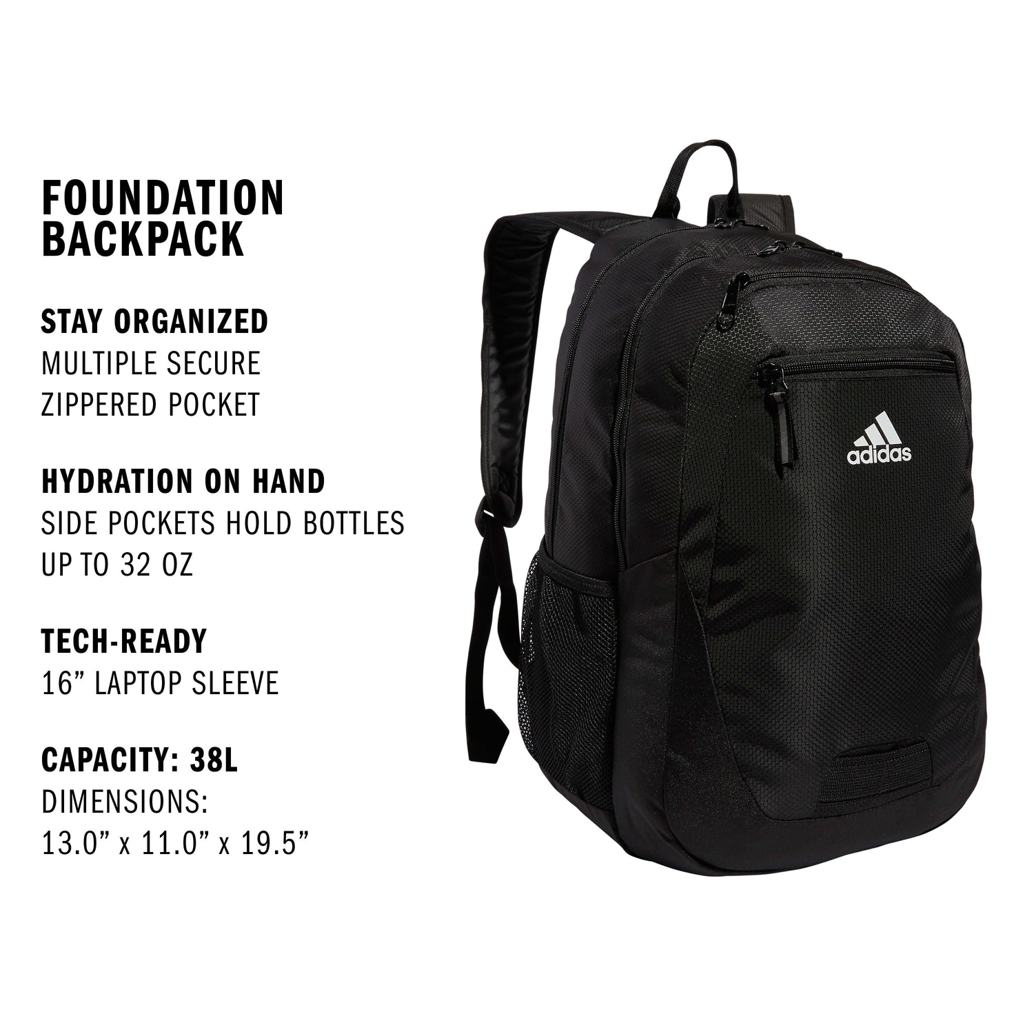 adidas backpack for laptop adidas Foundation 6 Backpack