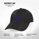adidas Youth Decision 3 Hat-2