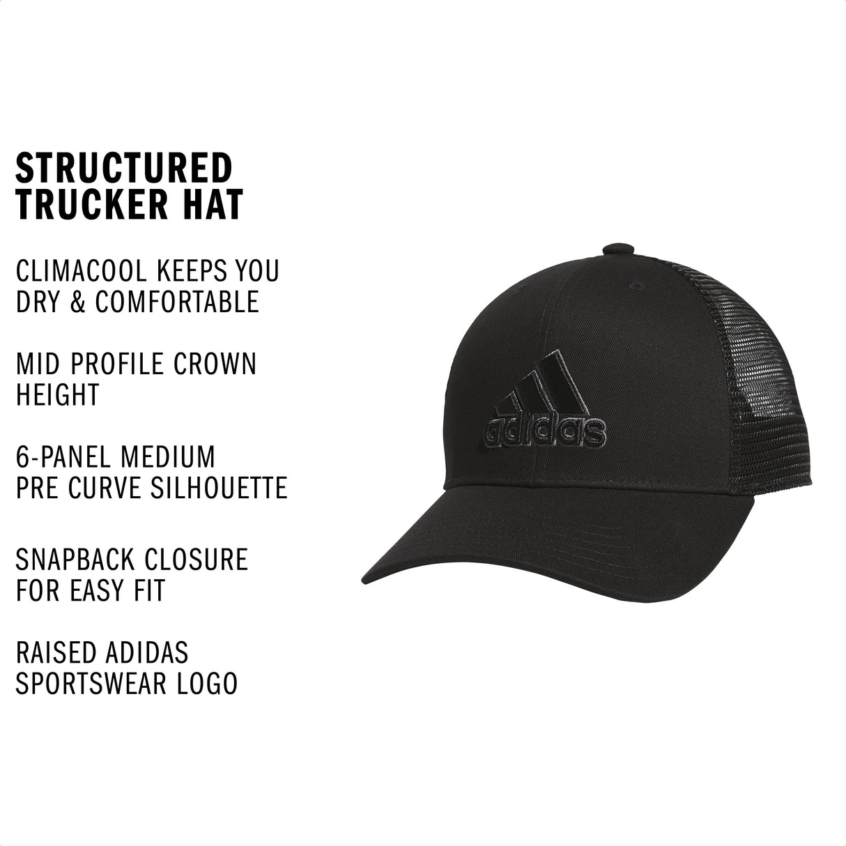 adidas Men's Structured Trucker Hat-3
