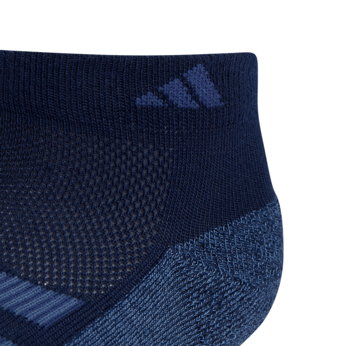 adidas Youth Cushioned Angle Stripe 6-Pack Low Cut Sock-3
