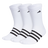 adidas Unisex Adaptive 3-Pack Crew Sock-1