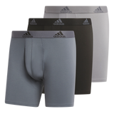 adidas Men's Stretch Cotton 3-Pack Boxer Brief-1