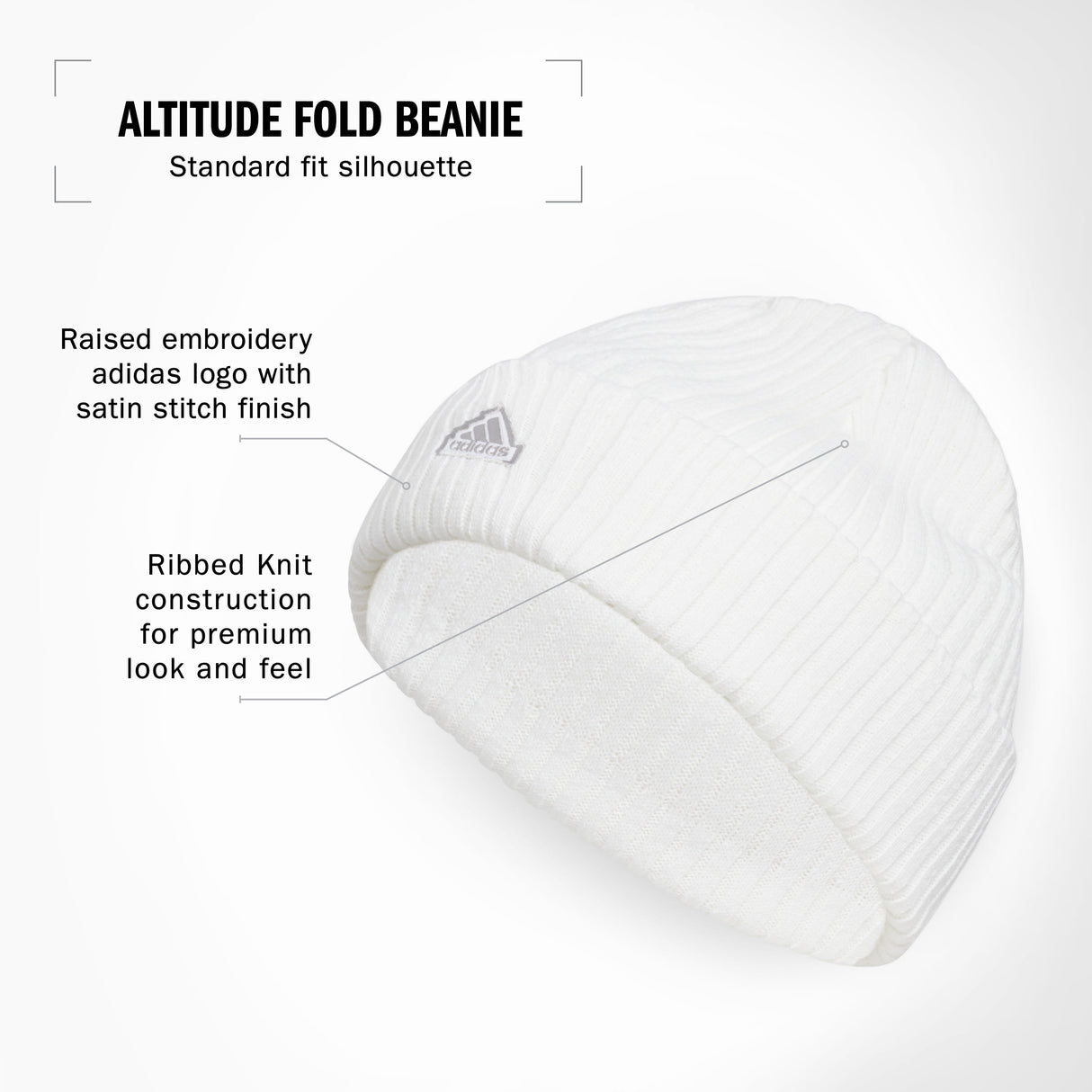adidas Women's Altitude Fold Beanie-2