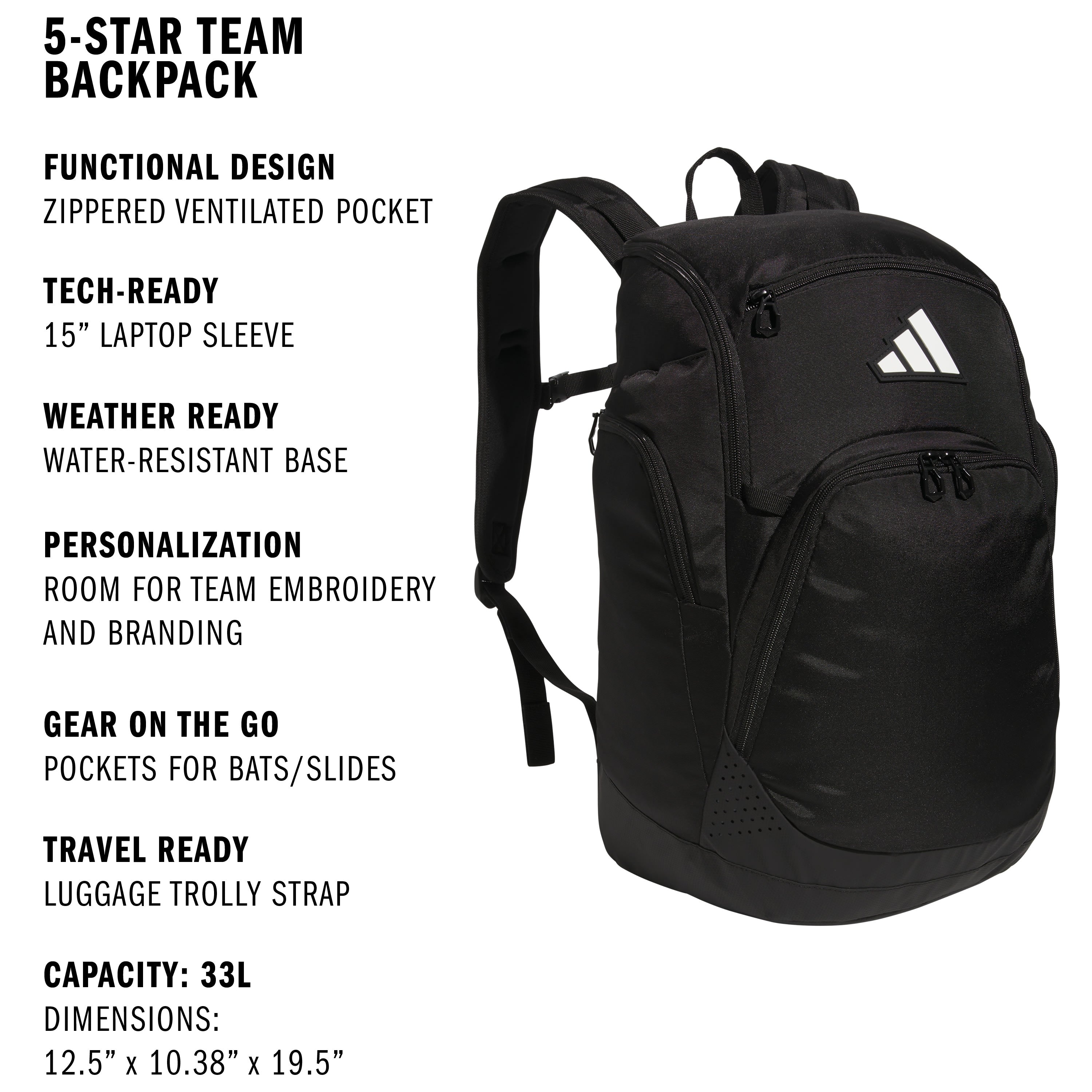 adidas 5-Star Team 2 Backpack – League Outfitters