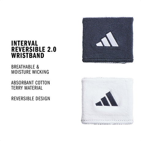 adidas Interval Reversible 2.0 Wristband-2
