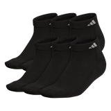 adidas Women's Athletic Cushioned 6-Pack Low Cut Sock-1