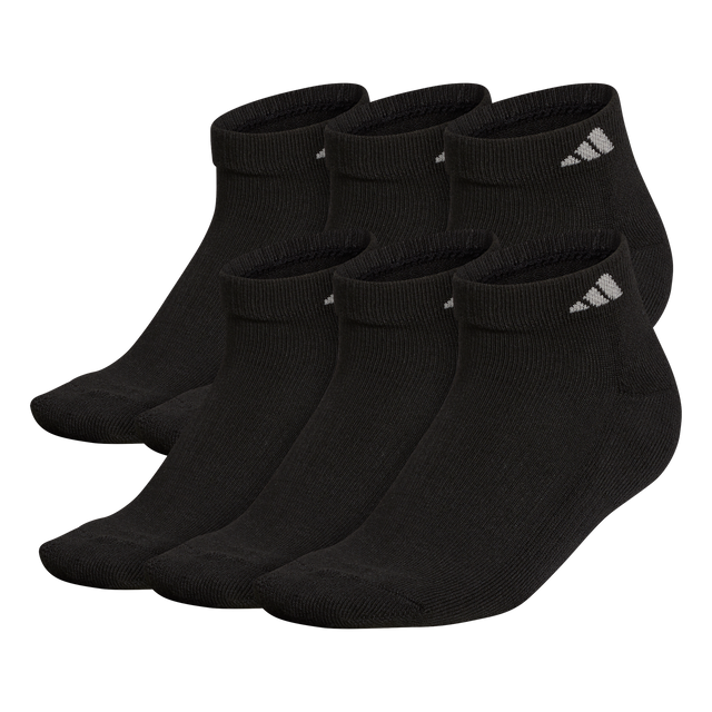 adidas Women's Athletic Cushioned 6-Pack Low Cut Sock-1