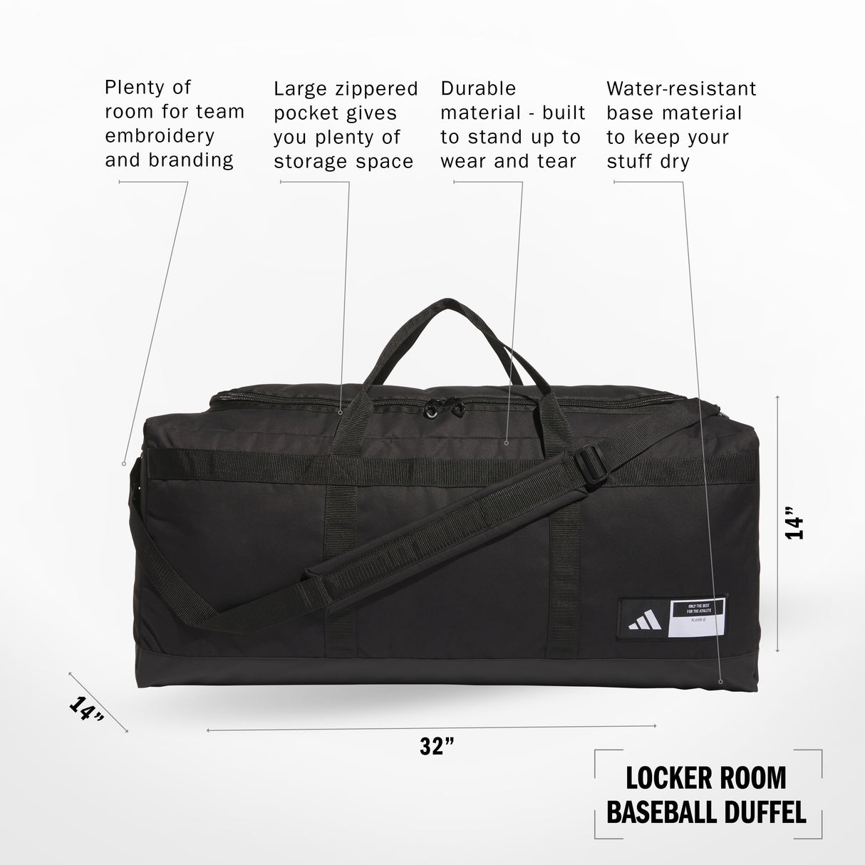 adidas Locker Room Baseball Duffel-2