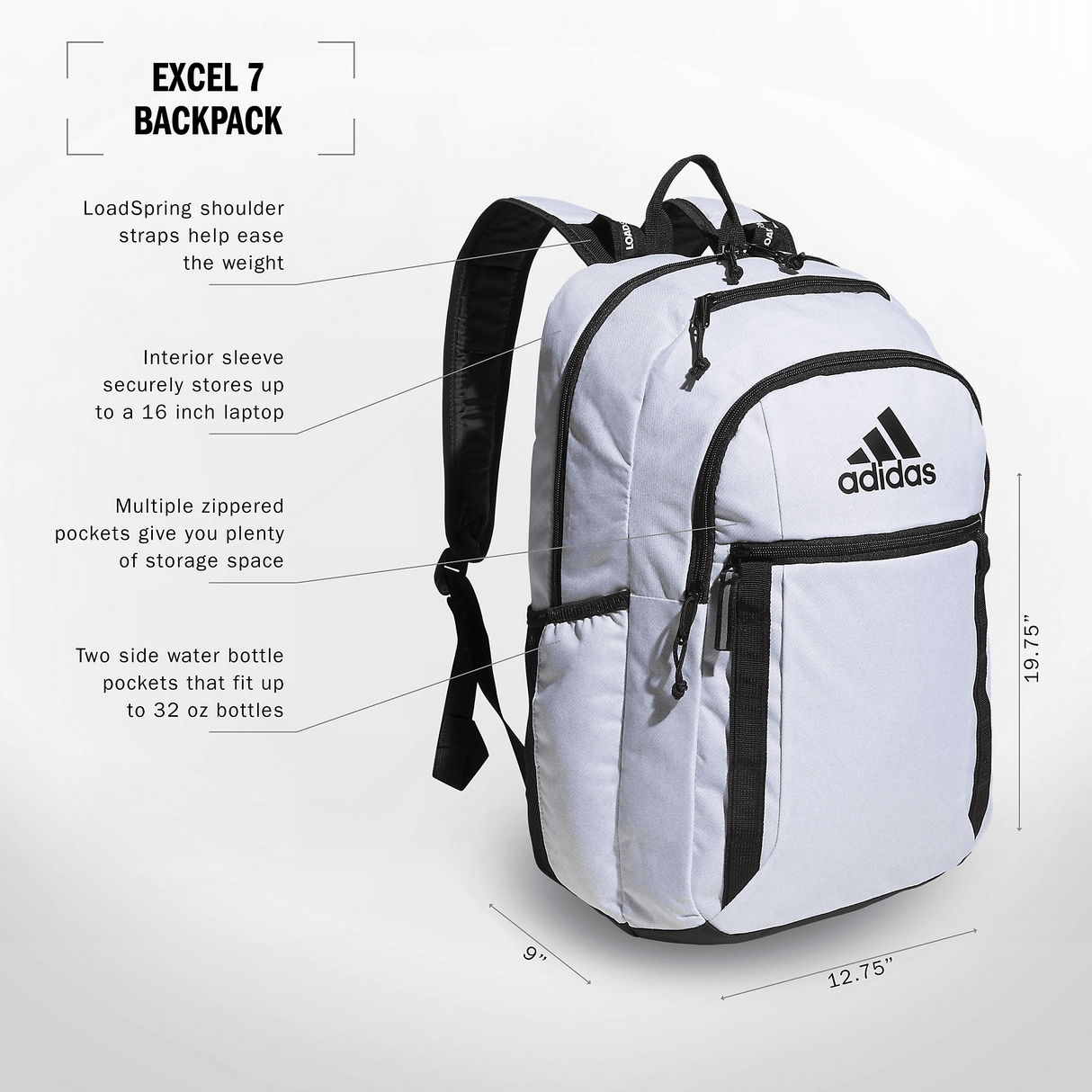 adidas Excel 7 Backpack-2