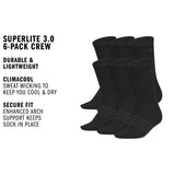 adidas Men's Superlite 3.0 6-Pack Crew-2