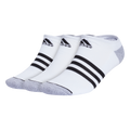 adidas Men's Cushioned 3-Stripe 3.0 3-Pack No Show Sock-1