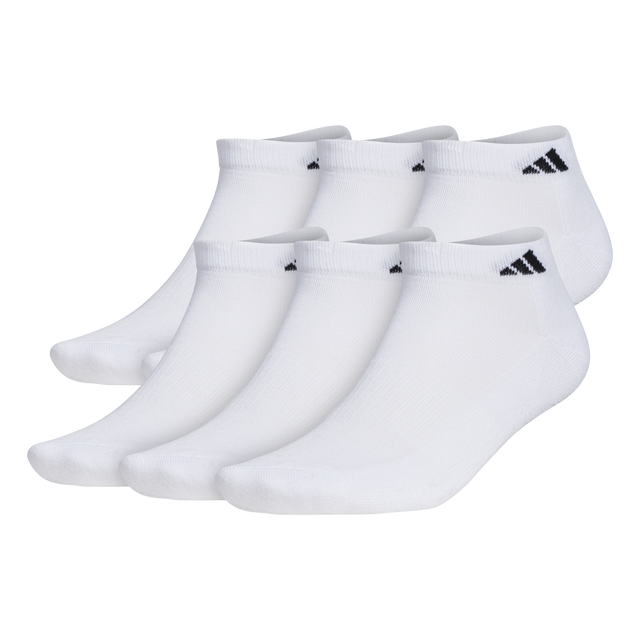 adidas Men's Athletic Cushioned 6-Pack Low Cut Sock-1
