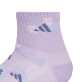 adidas Girl's Cushioned Graphic 6-Pack Quarter Sock-3