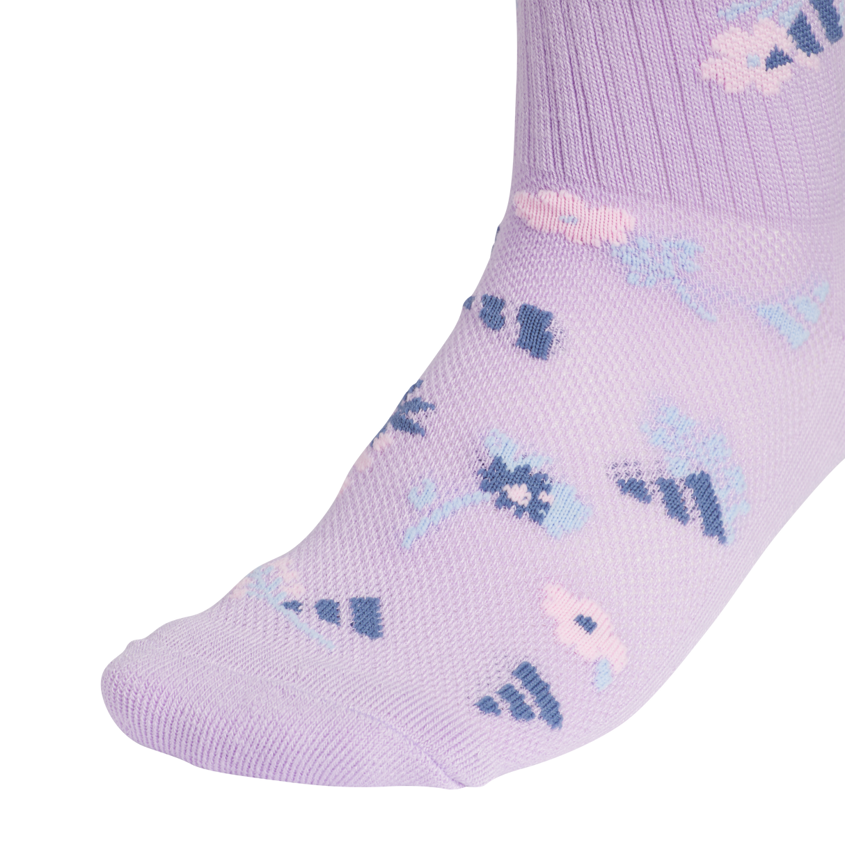 adidas Girl's Cushioned Graphic 6-Pack Quarter Sock-4
