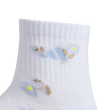 adidas Girl's Cushioned Graphic 2.0 6-Pack Quarter Sock-2