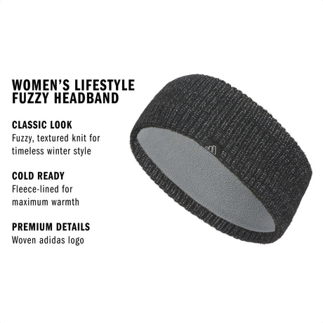 adidas Women's Lifestyle Fuzzy Headband-2