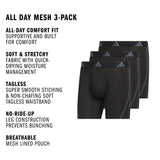 adidas Men's All Day Mesh 3-Pack Boxer Brief-2