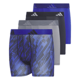 adidas Youth Microfiber Graphic 4-Pack Boxer Brief-1