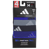 adidas Youth Microfiber Graphic 4-Pack Boxer Brief-4