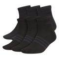 adidas Men's Superlite 3.0 6-Pack Quarter Sock-1