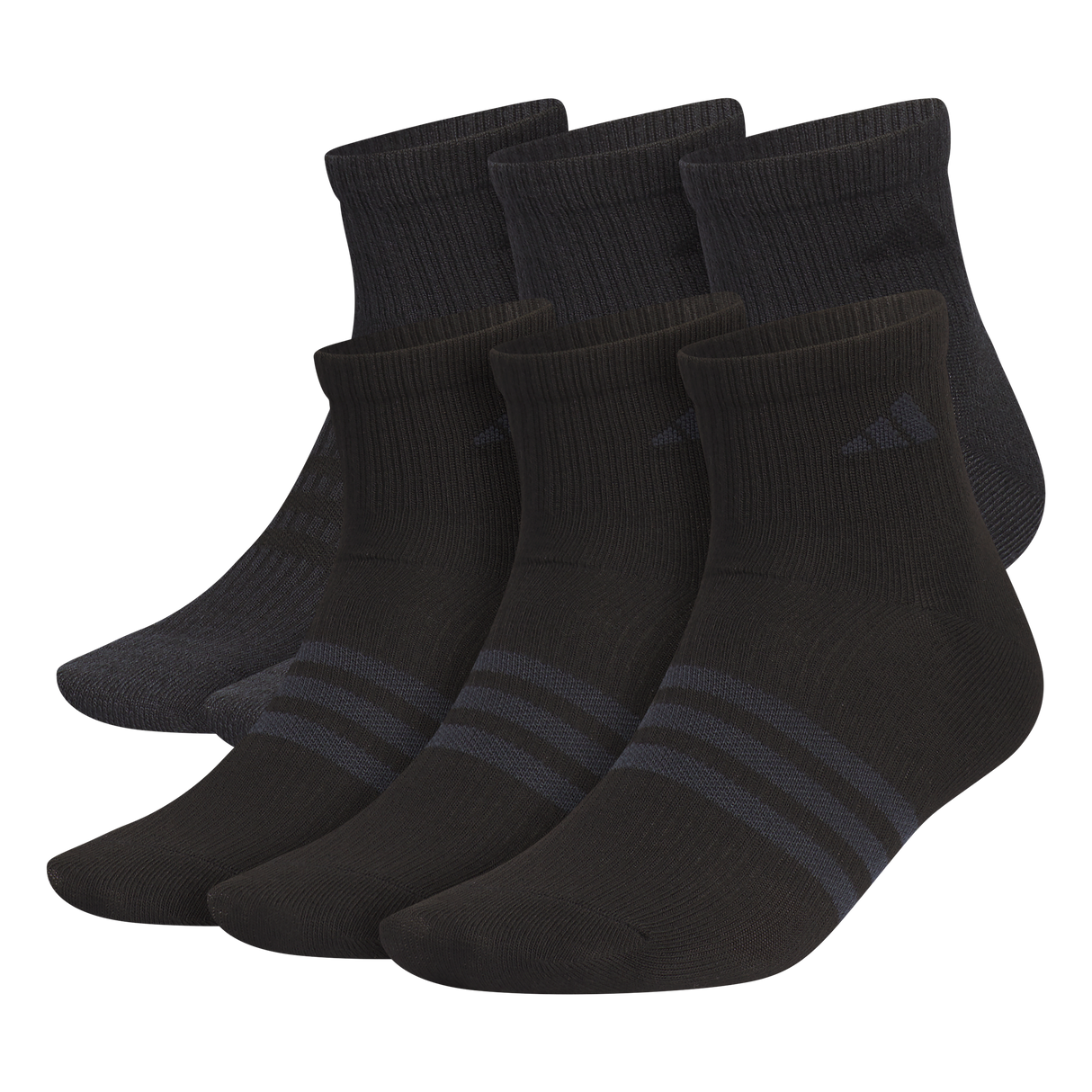 adidas Men's Superlite 3.0 6-Pack Quarter Sock-1