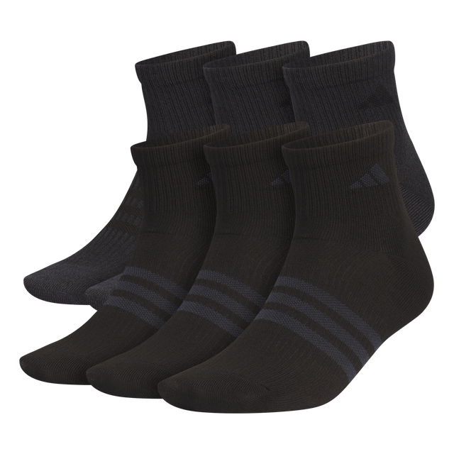 adidas Men's Superlite 3.0 6-Pack Quarter Sock-1