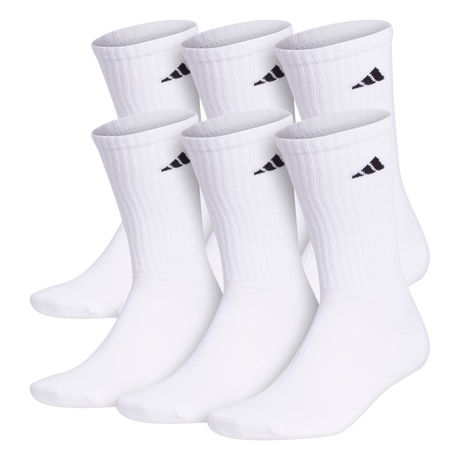 adidas Men's Athletic Cushioned 6-Pack Crew Sock-1