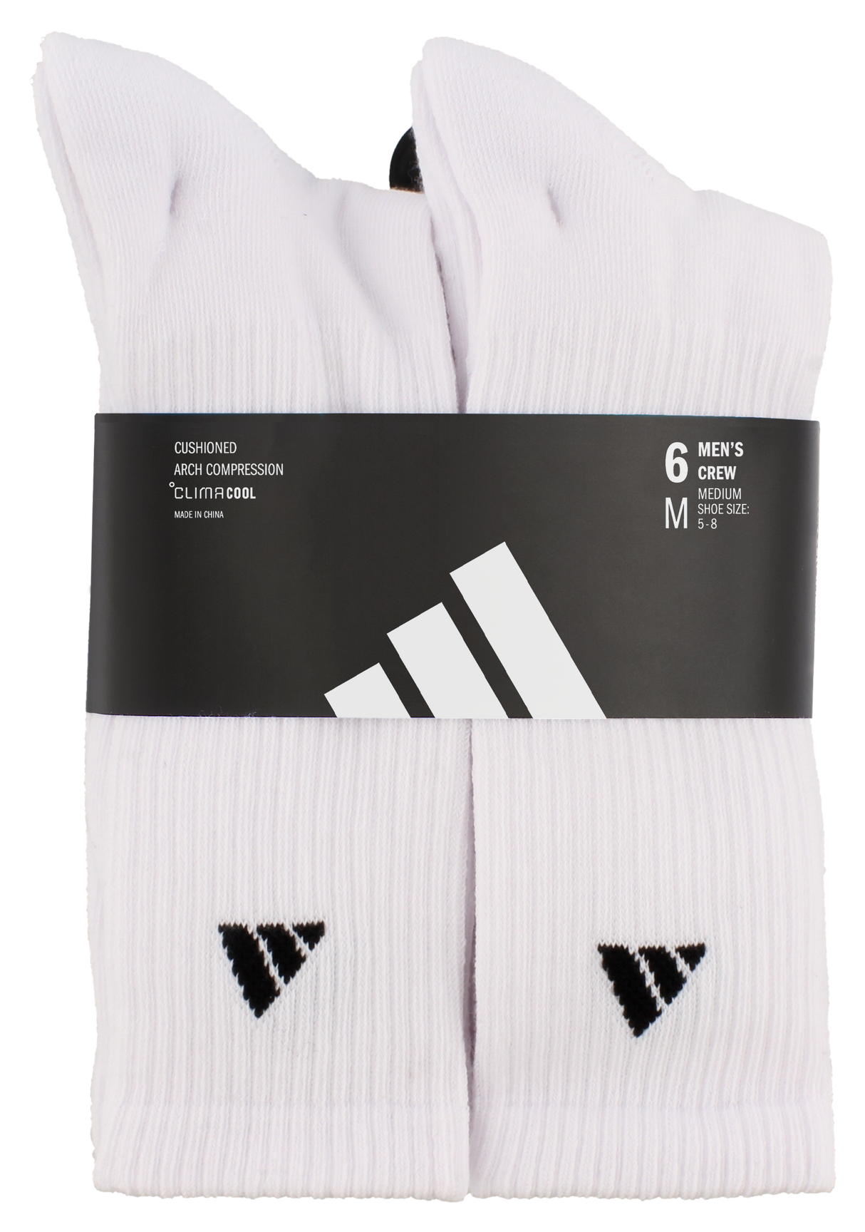adidas Men's Athletic Cushioned 6-Pack Crew Sock-9