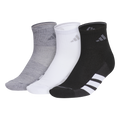 adidas Women's All Day Training 3-Pack Quarter Sock-1