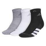 adidas Women's All Day Training 3-Pack Quarter Sock-1