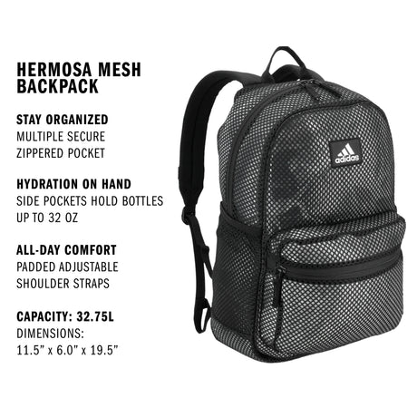 adidas Hermosa II Mesh Backpack-2
