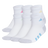 adidas Girl's Athletic Cushioned 6-Pack Quarter Sock-1