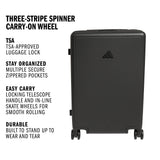 adidas Three-Stripe Spinner Carry-On Wheel Bag-2