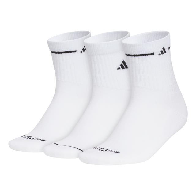 adidas Women's Cushioned Sport 3.0 3-Pack High Quarter Sock-1