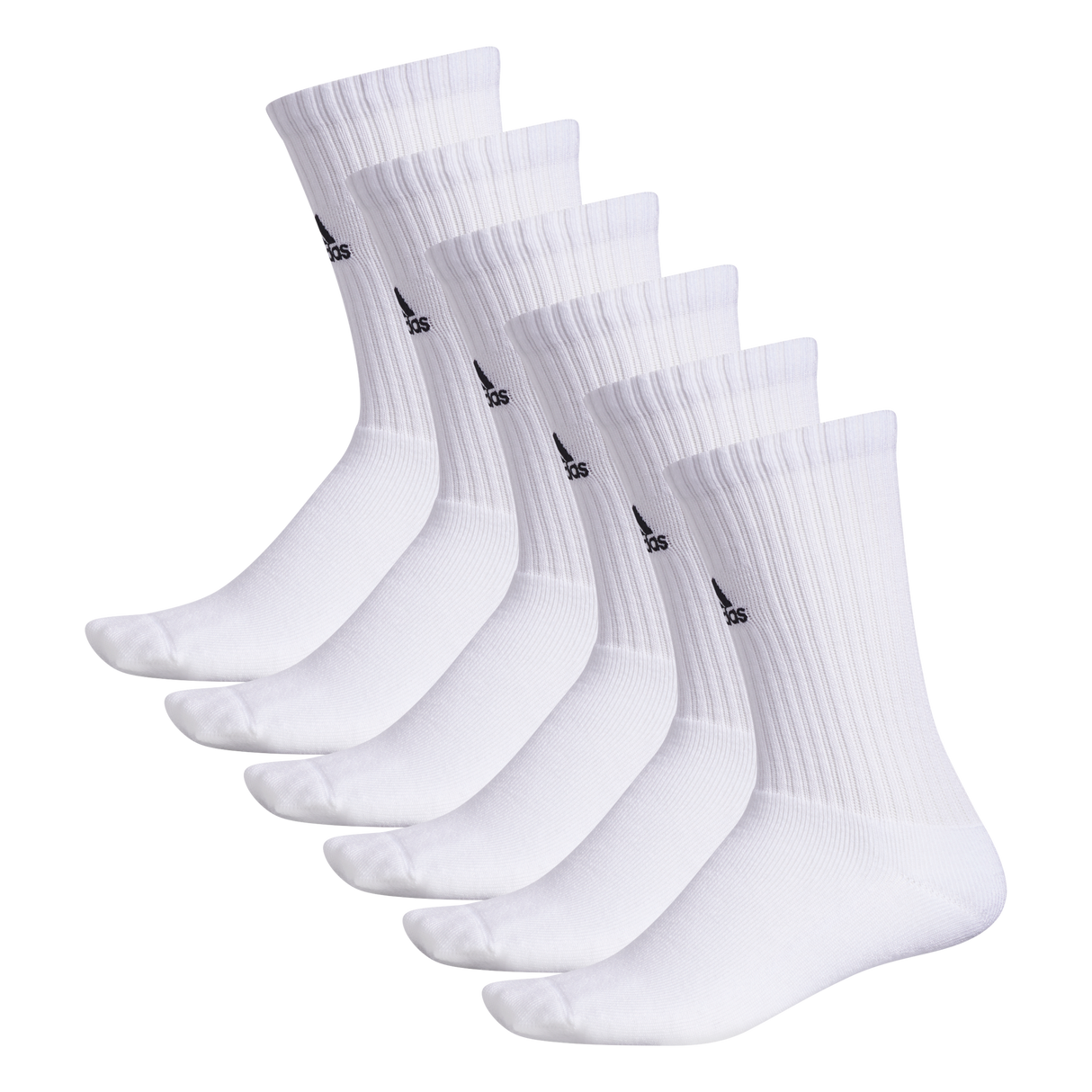 adidas Team 6-Pack Crew Sock-7