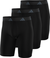 adidas Men's All Day Microfiber 3-Pack Long Boxer Brief-1