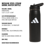 adidas M Steel Straw 600 Metal Bottle-2
