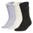 adidas Women's Athletic Scrunch 3-Pack Crew Sock-1