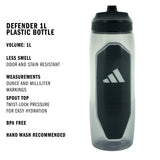 adidas Defender 1L Plastic Bottle-2