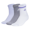 adidas Women's Cushioned Sport 2.0 3-Pack High Quarter Sock-1