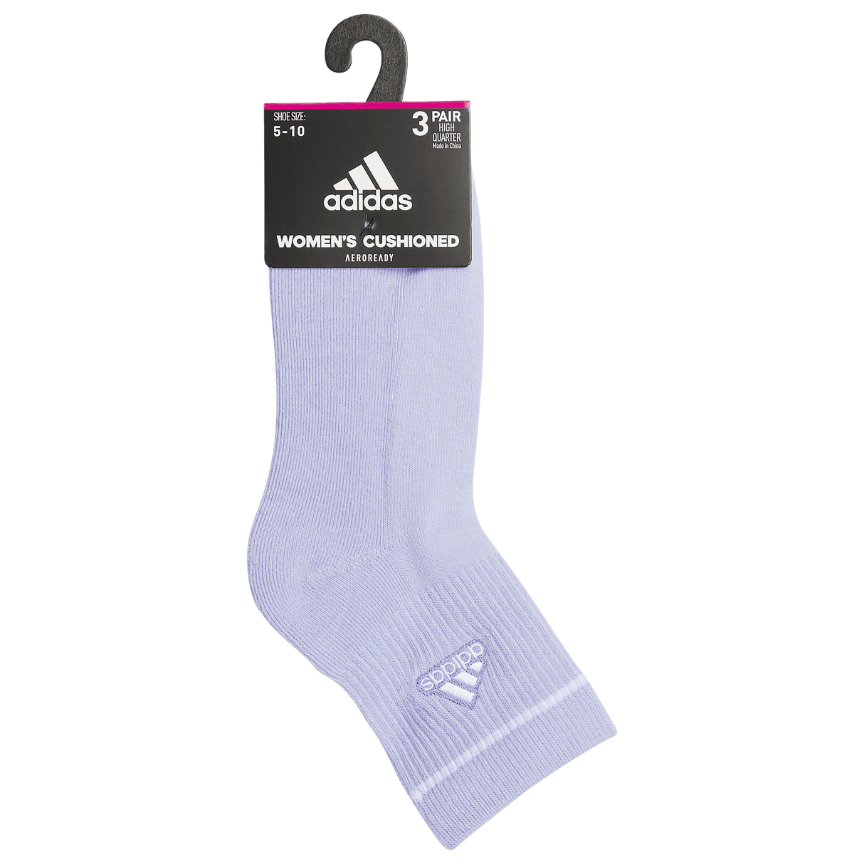 adidas Women's Cushioned Sport 2.0 3-Pack High Quarter Sock-8