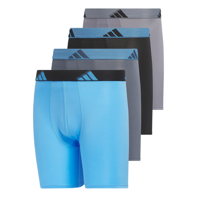 adidas Youth Microfiber 4-Pack Long Boxer Brief-1
