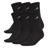 adidas Women's Athletic Cushioned 6-Pack Crew Sock-1