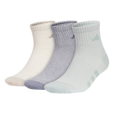 adidas Men's Cushioned 3.0 Color 3-Pack Quarter Sock-1