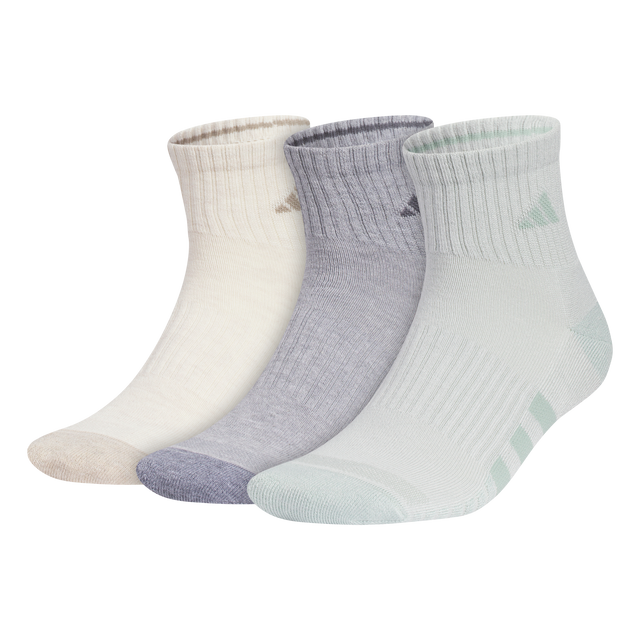adidas Men's Cushioned 3.0 Color 3-Pack Quarter Sock-1