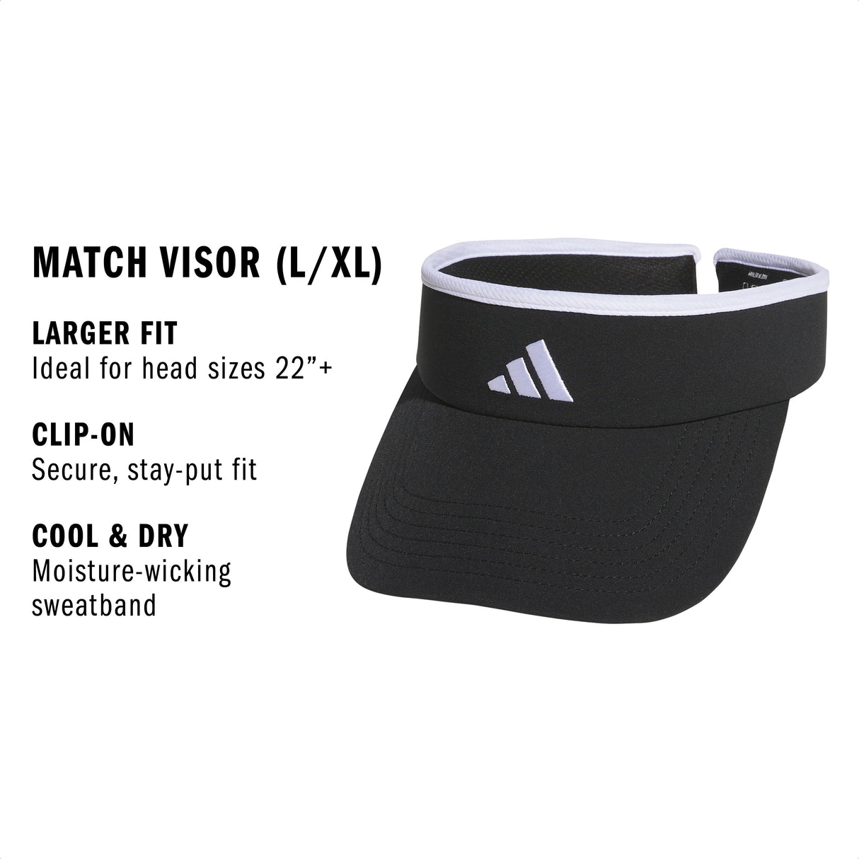 adidas Women's Match 2 Visor-2