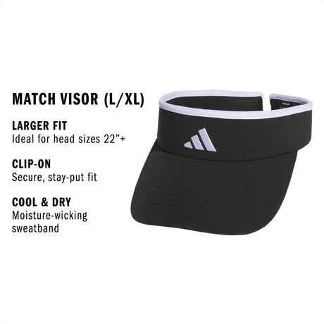 adidas Women's Match 2 Visor-2