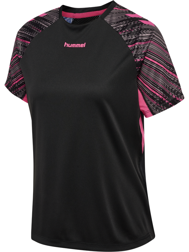 hummel Women's Blaze Pro Training Short Sleeve Jersey-1