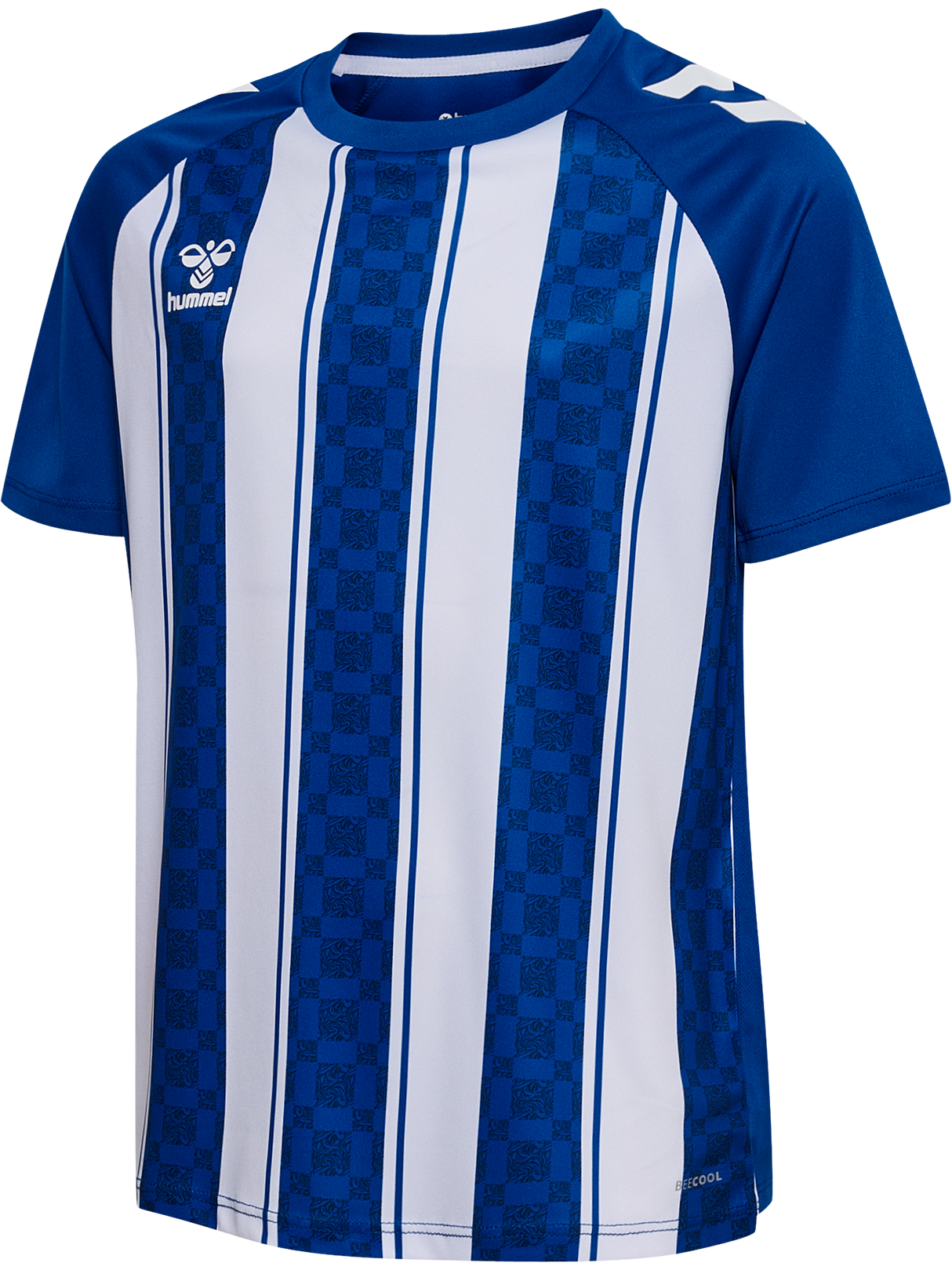 hummel Youth Match Striped Short Sleeve Jersey-1