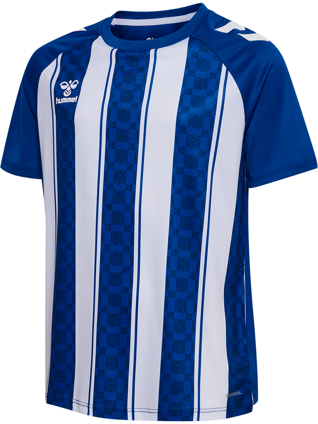 hummel Youth Match Striped Short Sleeve Jersey-1